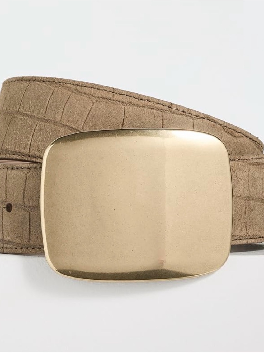 B-low the belt suede belt